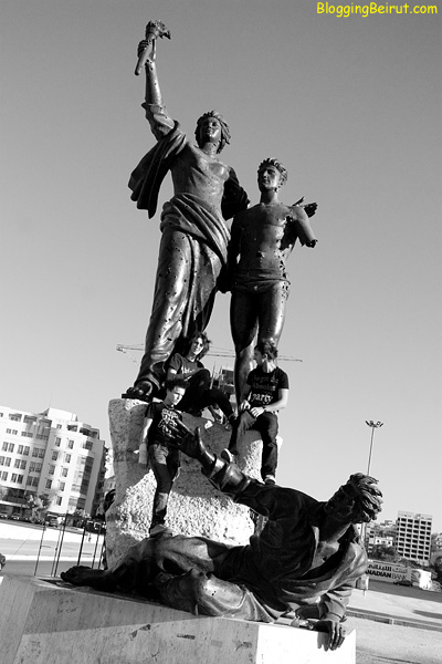 the Youth, the Rebels, & the Artists at Martyrs Square the Youth, the Rebels, & the Artists at Martyrs Square