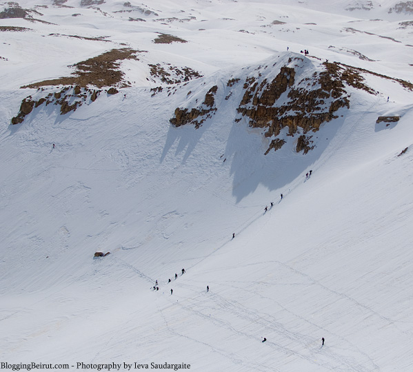 Helicopter Photography of La Patrouille Des Cedres 2008 - by Ieva Saudargaite & BloggingBeirut.com