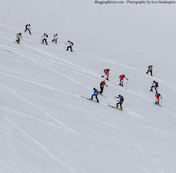 Helicopter Photography of La Patrouille Des Cedres 2008 - by Ieva Saudargaite & BloggingBeirut.com