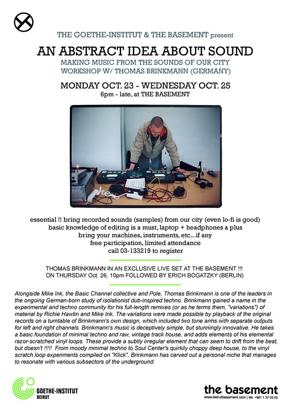 Thomas Brinkmann - An Abstract Idea About Sound